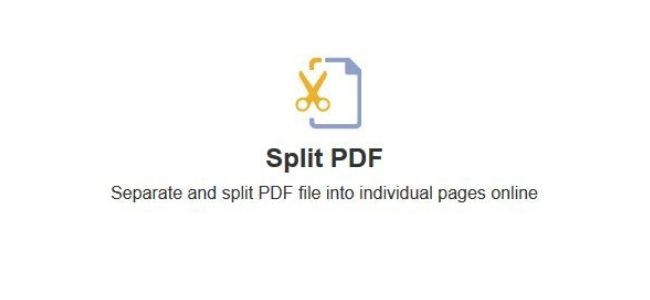 Split PDF Pages Online