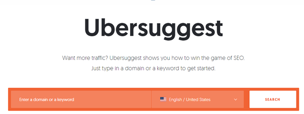Ubersuggest Search