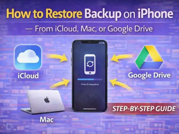 How to Restore Backup on iPhone