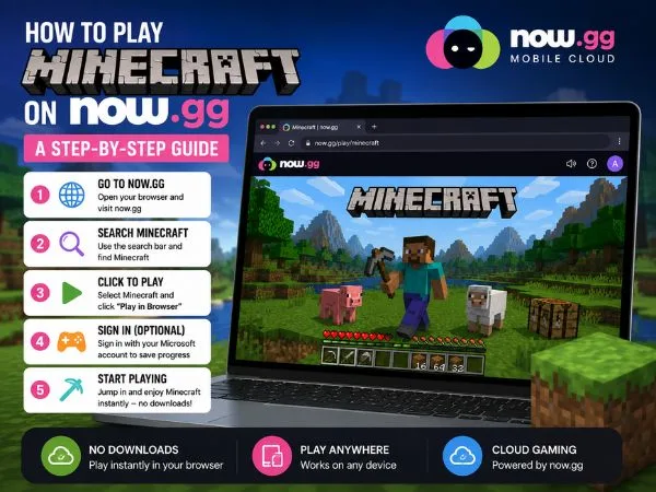 How to Play Minecraft on Now.gg: A Step-by-Step Guide